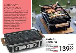 De Kweker Yakiniku Shichirin aanbieding