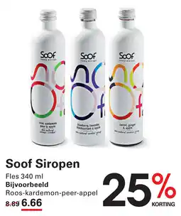 De Kweker Soof Siropen aanbieding