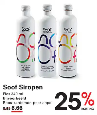 De Kweker Soof Siropen aanbieding