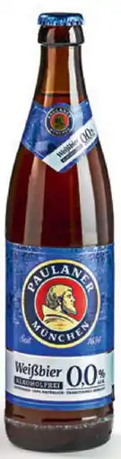 De Kweker Paulaner Hefe Weissbier 0.0% aanbieding