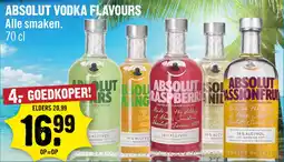 Dirck 3 Absolut vodka flavours aanbieding