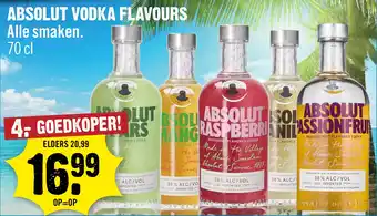 Dirck 3 Absolut vodka flavours aanbieding