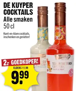 Dirck 3 De kuyper cocktails aanbieding