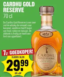 Dirck 3 Cardhu gold reserve aanbieding