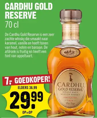Dirck 3 Cardhu gold reserve aanbieding
