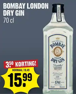 Dirck 3 Bombay london dry gin aanbieding