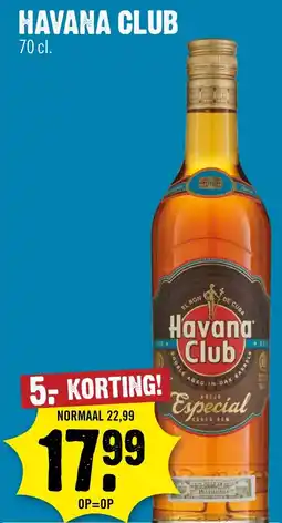 Dirck 3 Havana club aanbieding