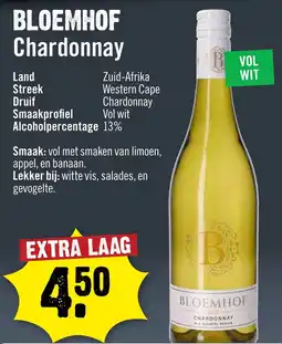 Dirck 3 Bloemhof chardonnay aanbieding
