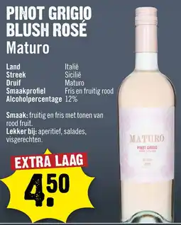 Dirck 3 Pinot grigio blush rosé maturo aanbieding