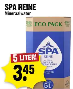 Dirck 3 Spa reine mineraalwater aanbieding
