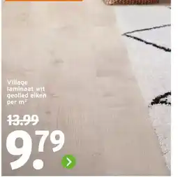 GAMMA Village laminaat wit geolied eiken per m² aanbieding
