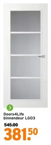 GAMMA Doors4Life binnendeur LG03 aanbieding