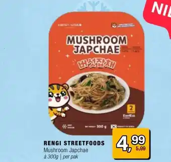Amazing Oriëntal RENGI STREETFOODS aanbieding