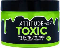 Bol.com Attitude Hair Dye - Toxic Neon UV Semi permanente haarverf - Groen aanbieding