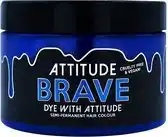 Bol.com Attitude Hair Dye - Brave Semi permanente haarverf - Blauw/Chroomkleurig aanbieding