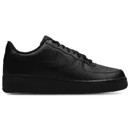 Foot Locker Nike Air Force Heren Schoenen - Zwart - Maat: 44 - Leer - Foot Locker aanbieding