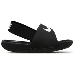 Foot Locker Nike Kawa Unisex Slippers en Sandalen - Zwart - Maat: 21 - Plastic - Foot Locker aanbieding