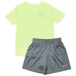 Foot Locker Nike Dri-fit Unisex Trainingspakken - Grijs - Maat: 92 - 98 CM - Poly Jersey - Foot Locker aanbieding