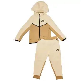 Foot Locker Nike Tech Colorblock Unisex Trainingspakken - Beige - Maat: 74 - 80 CM - Foot Locker aanbieding