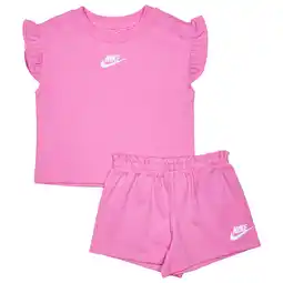 Foot Locker Nike Ruffle Unisex Trainingspakken - Roze - Maat: 74 - 80 CM - Katoen French Terry - Foot Locker aanbieding