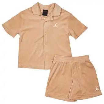 Foot Locker Jordan Terry Unisex Trainingspakken - Bruin - Maat: 74 - 80 CM - Katoen French Terry - Foot Locker aanbieding