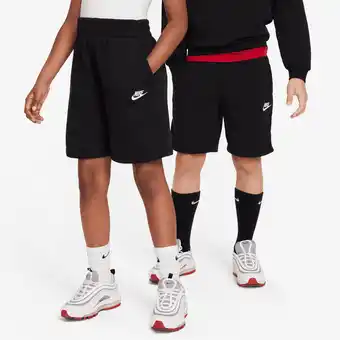 Foot Locker Nike Club Unisex Korte Broeken - Zwart - Maat: 122 - 128 CM - Foot Locker aanbieding