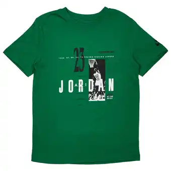 Foot Locker Jordan Gfx Unisex T-shirts - Groen - Maat: 128 - 137 CM - Foot Locker aanbieding
