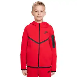 Foot Locker Nike Tech Fleece Unisex Hoodies - Rood - Maat: 122 - 128 CM - Foot Locker aanbieding