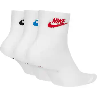 Foot Locker Nike Everyday Essential Ankle 3 Pack Unisex Sokken - Zwart - Maat: 38 - 42 - Katoen - Foot Locker aanbieding