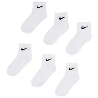 Foot Locker Nike Kids Unisex Sokken - Wit - Maat: 27 - 35 - Poly Jersey - Foot Locker aanbieding