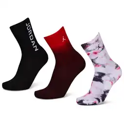 Foot Locker Jordan Kids Jumpman Crew 3 Pack Unisex Sokken - Zwart - Maat: 39 - 42 - Katoen - Foot Locker aanbieding
