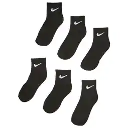 Foot Locker Nike Kids Unisex Sokken - Zwart - Maat: 27 - 35 - Poly Jersey - Foot Locker aanbieding