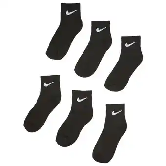 Foot Locker Nike Kids Unisex Sokken - Zwart - Maat: 27 - 35 - Poly Jersey - Foot Locker aanbieding