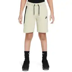 Foot Locker Nike Tech Fleece Unisex Korte Broeken - Beige - Maat: 122 - 128 CM - Foot Locker aanbieding