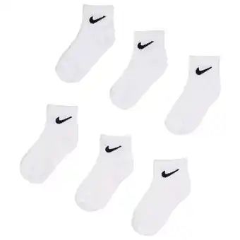 Foot Locker Nike Kids Unisex Sokken - Wit - Maat: 23.5 - 27 - Poly Jersey - Foot Locker aanbieding