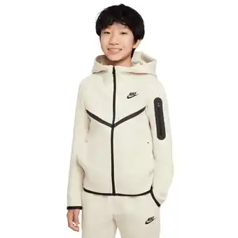 Foot Locker Nike Tech Fleece Unisex Hoodies - Beige - Maat: 122 - 128 CM - Foot Locker aanbieding