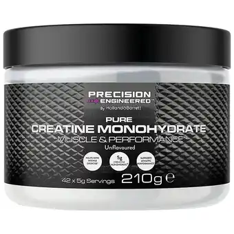 Holland & Barrett Precision Engineered Puur Creatinemonohydraat - 210g aanbieding