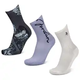 Foot Locker Jordan Kids Crew 6 Pack Unisex Sokken - Zwart - Maat: 39 - 42 - Foot Locker aanbieding