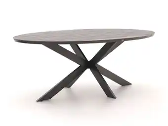 Kees Smit Bellagio Fidenza dining tuintafel ovaal 220x115cm aanbieding