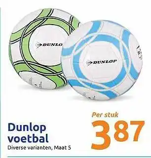 Action Dunlop Voetbal Maat 5 aanbieding