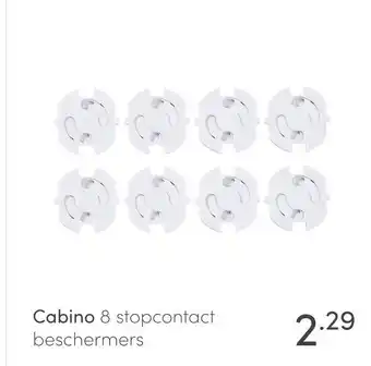 Baby & Tiener Cabino 8 stopcontact beschermers aanbieding