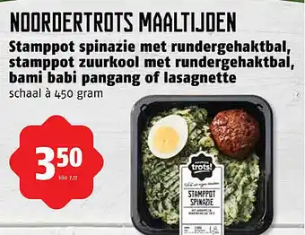 Poiesz Noordertrots Maaltijden aanbieding