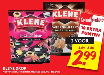 Dekamarkt Klene Drop aanbieding