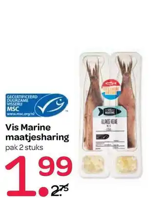 Spar Vis Marine Maatjesharing aanbieding