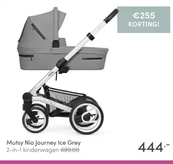 Baby & Tiener Mutsy Nio Journey Ice Grey aanbieding