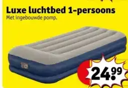 Kruidvat Luxe luchtbed 1 persoons aanbieding