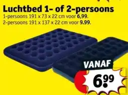 Kruidvat Luchtbed 1 of 2 persoons aanbieding