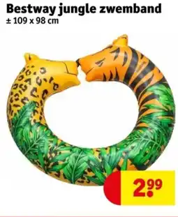 Kruidvat Bestway jungle zwemband aanbieding