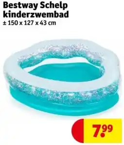 Kruidvat Bestway Schelp kinderzwembad aanbieding