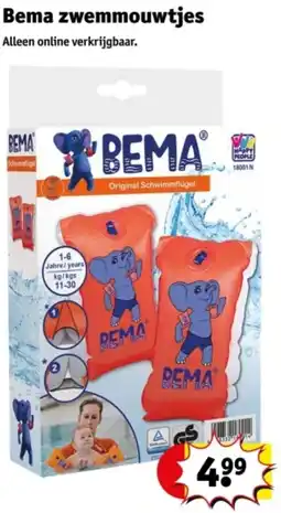 Kruidvat Bema zwemmouwtjes aanbieding